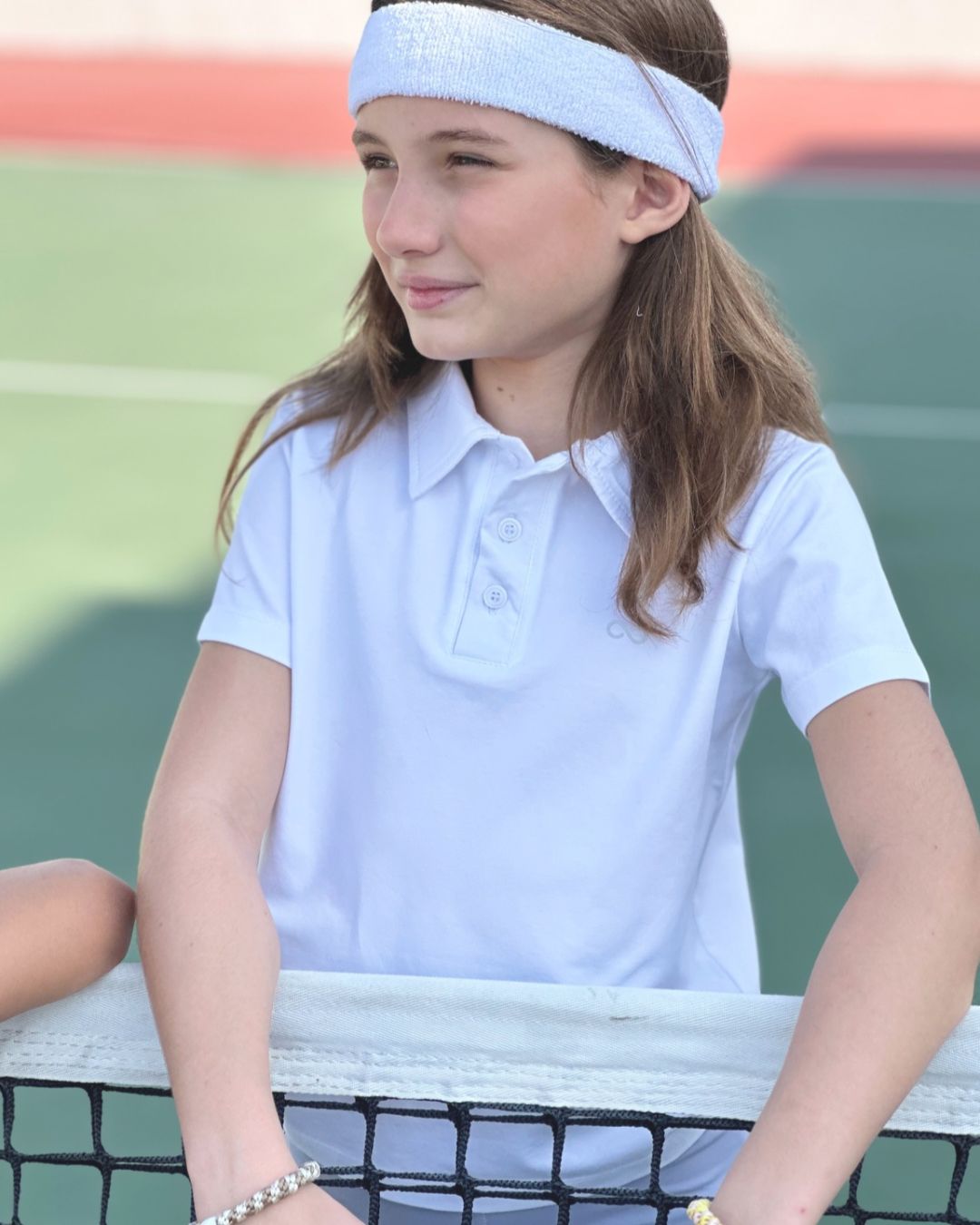Newport Girl Polo - Court White