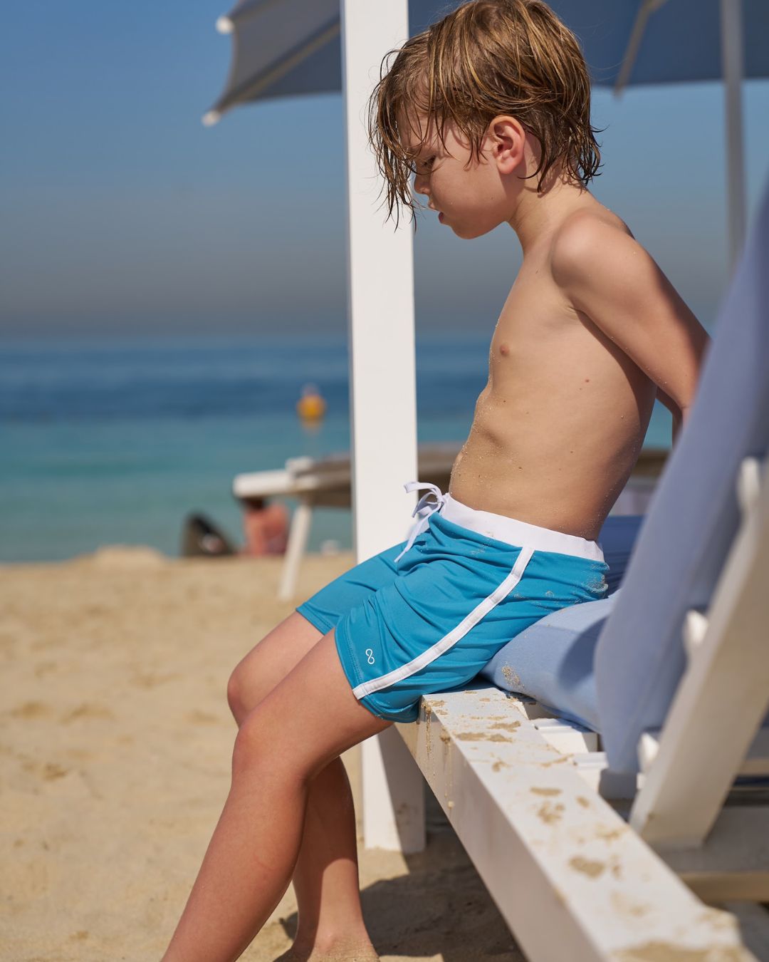 Laguna Boy UPF50 Swim shorts - Cactus Blue