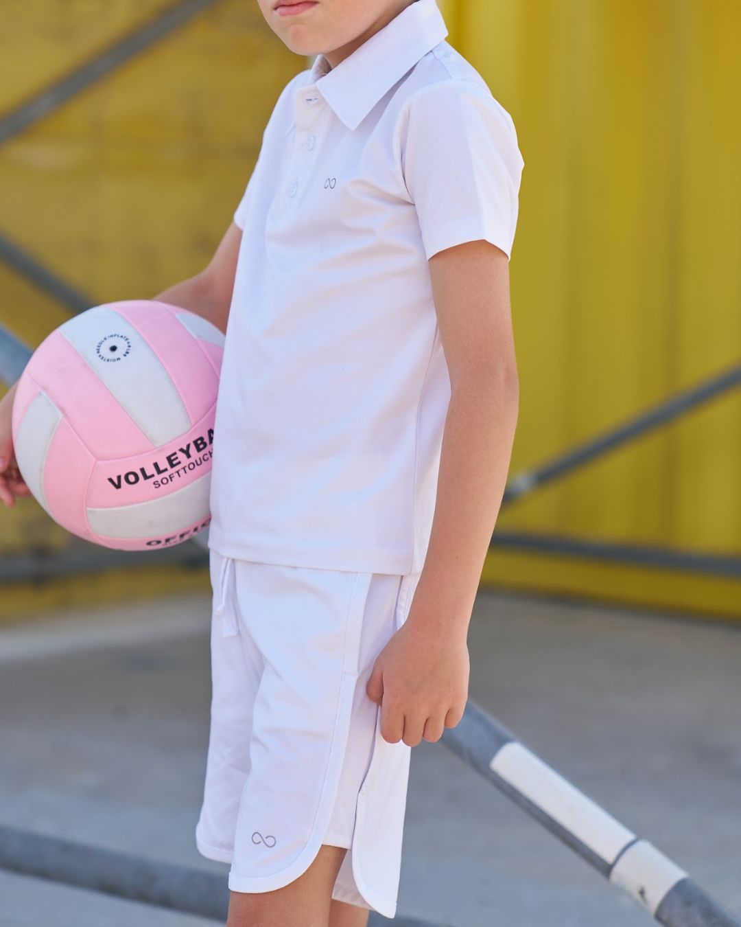 Newport Boys Shorts - White Court