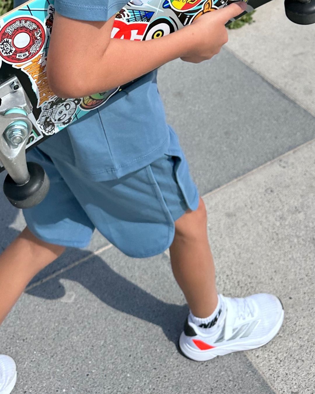 Newport Boys Shorts - Misty Blue