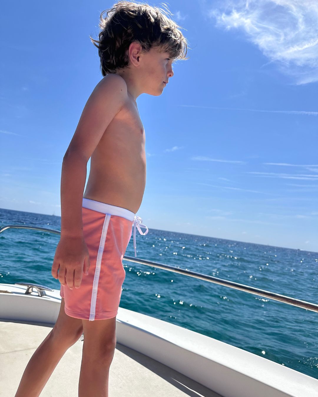 Laguna Boy UPF50 Swim shorts - Marble pink