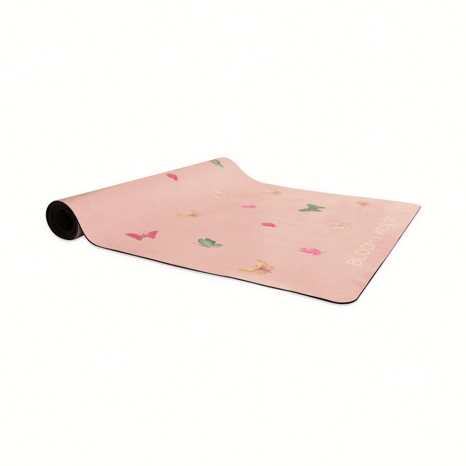 Tapis de Yoga enfant éco-responsable Butterflies – Bloomy