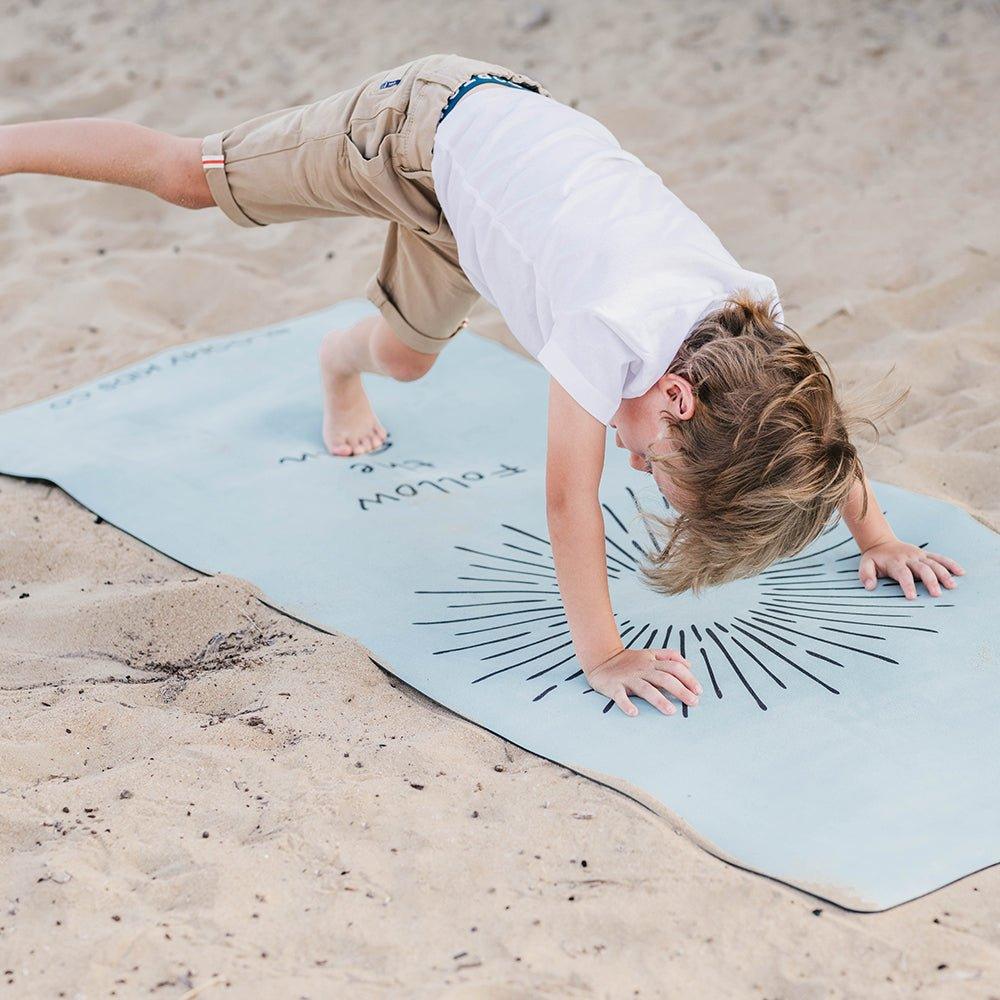 Tapis de Yoga écologique enfant Follow the Sun - Bloomy