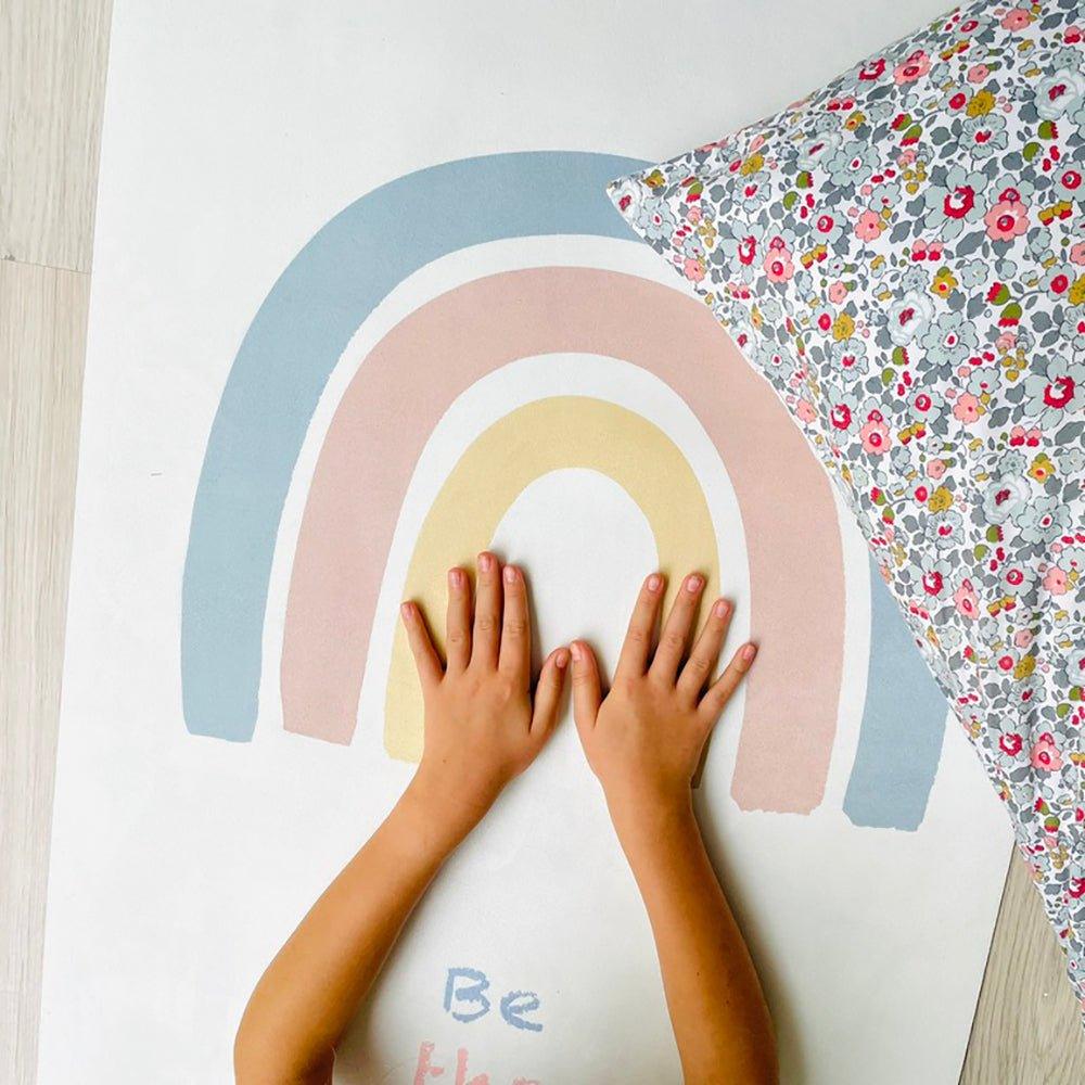 Rainbow yoga mat deals