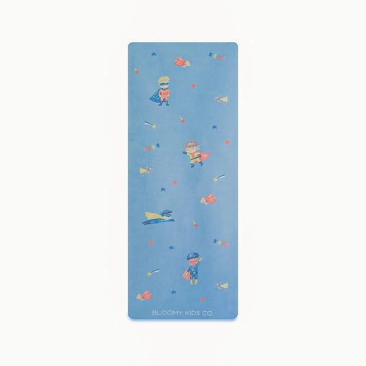 Tapis de Yoga enfant écologique Super Heroes - Bloomy